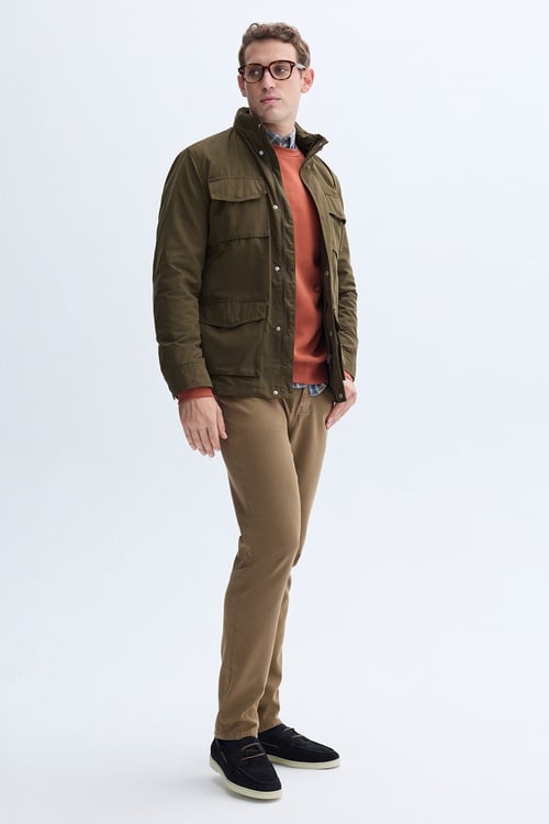 GİZLİ KAPÜŞONLU İNCE MONT