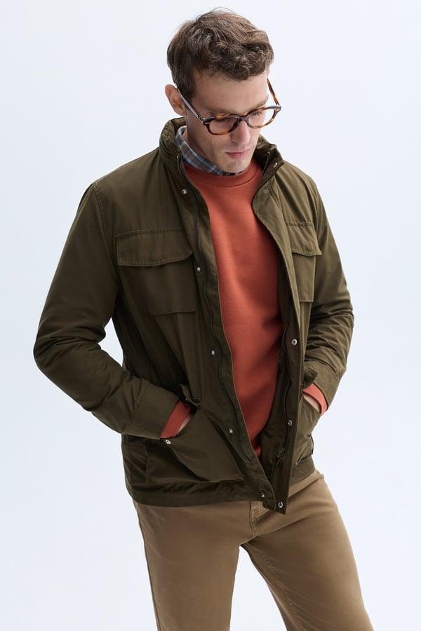 GİZLİ KAPÜŞONLU İNCE MONT