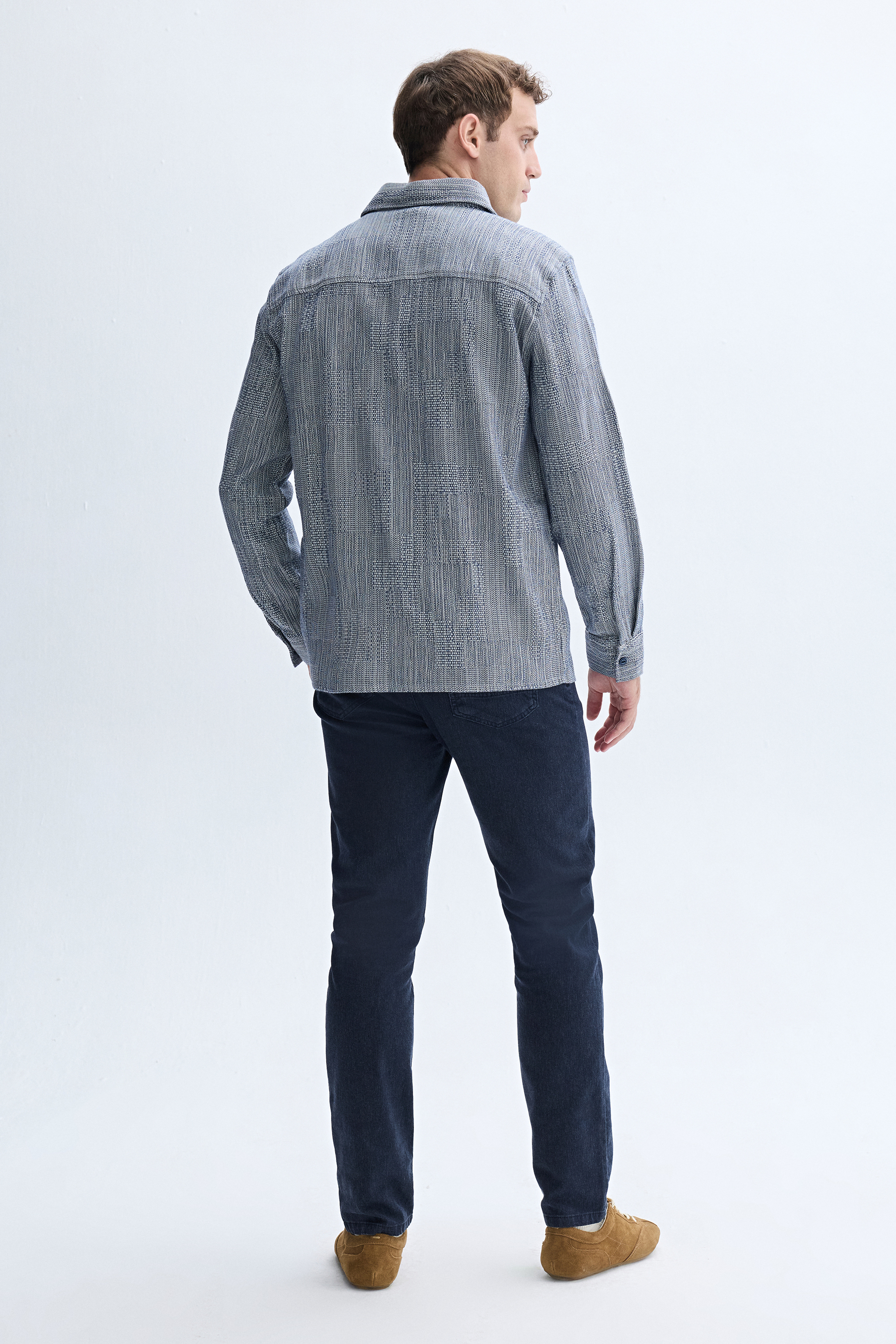 JAKARLI REGULAR FIT UZUN KOLLU GÖMLEK