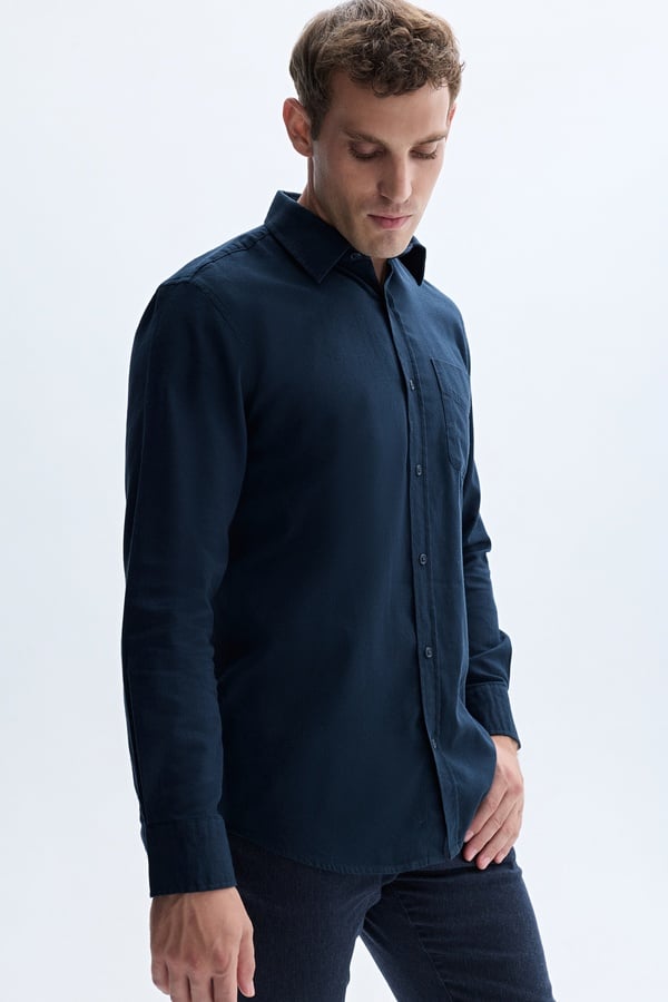 REGULAR FIT UZUN KOLLU GÖMLEK