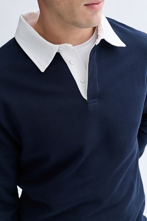  POLO YAKA SWEATSHIRT