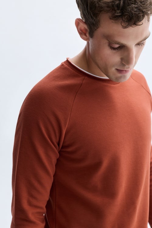 BİSİKLET YAKA SWEATSHIRT