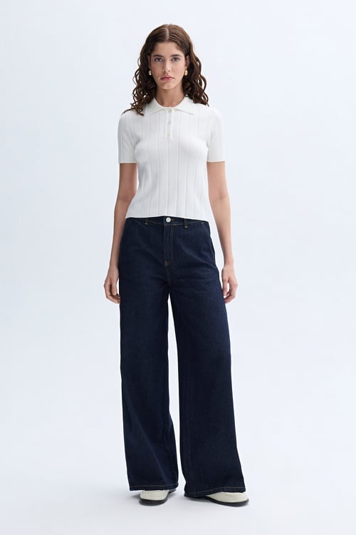  DÜĞMELİ POLO YAKA KISA KOLLU TRİKO KAZAK