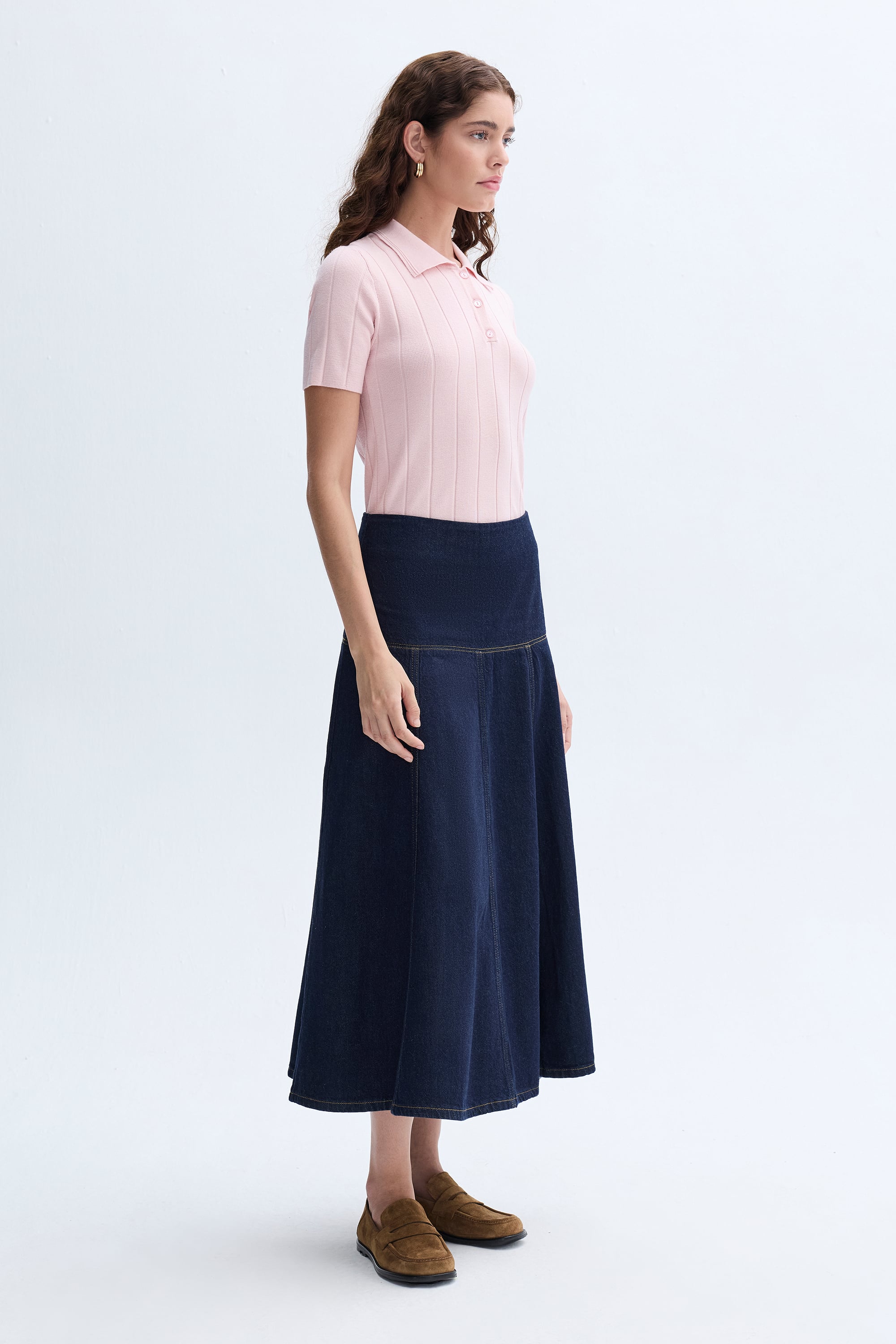 DÜĞMELİ POLO YAKA KISA KOLLU TRİKO KAZAK