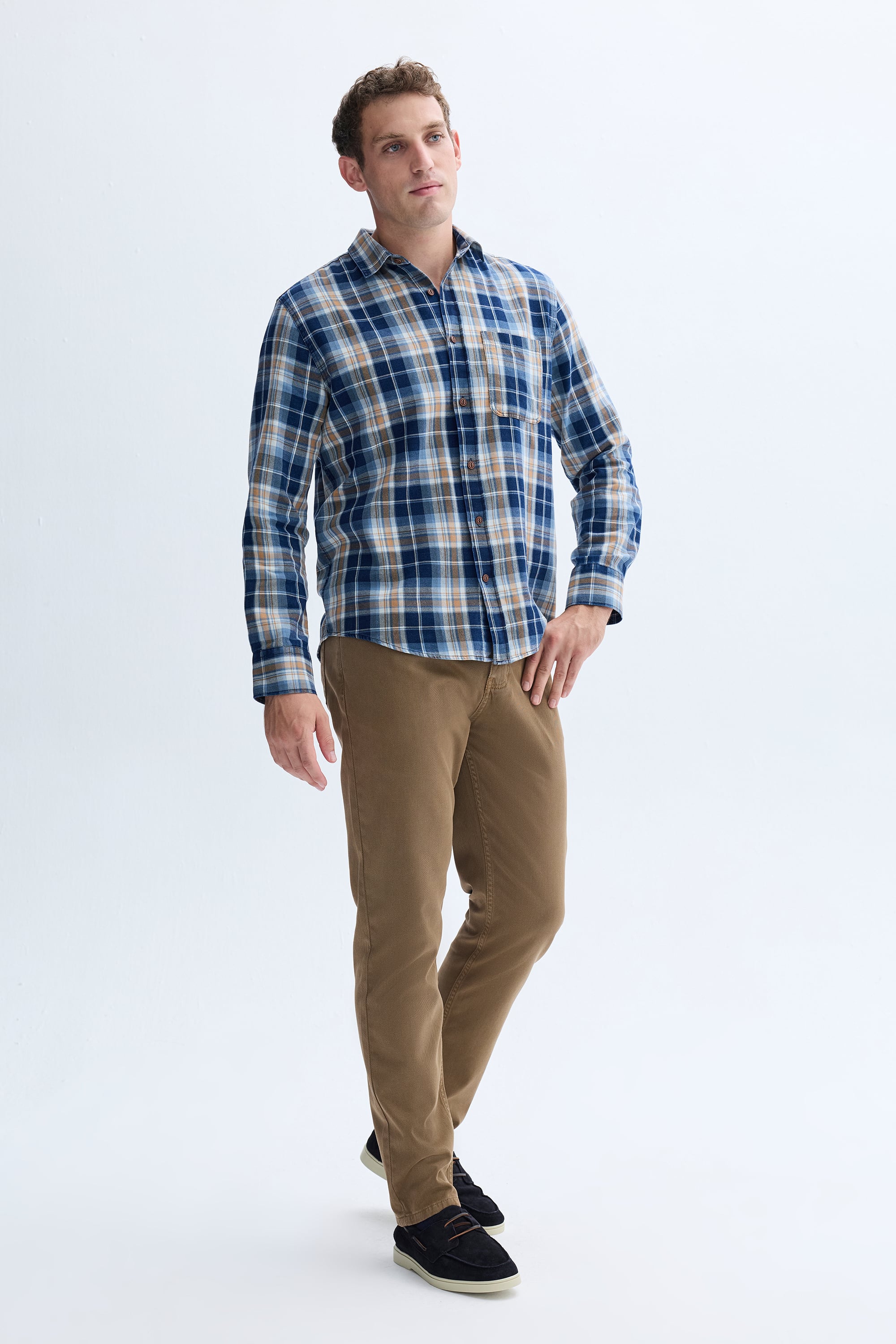 SLIM STRAIGHT FIT PANTOLON