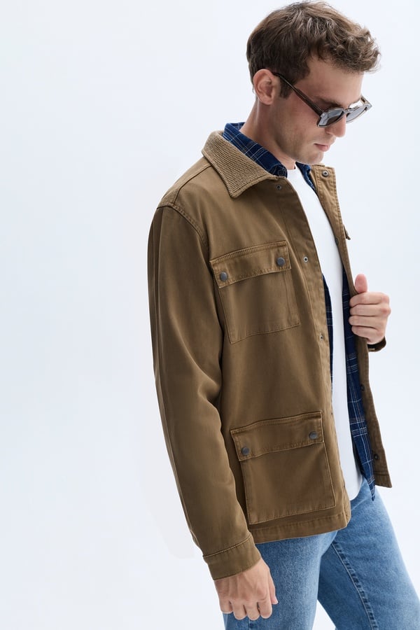 YAKA DETAYLI CASUAL CEKET