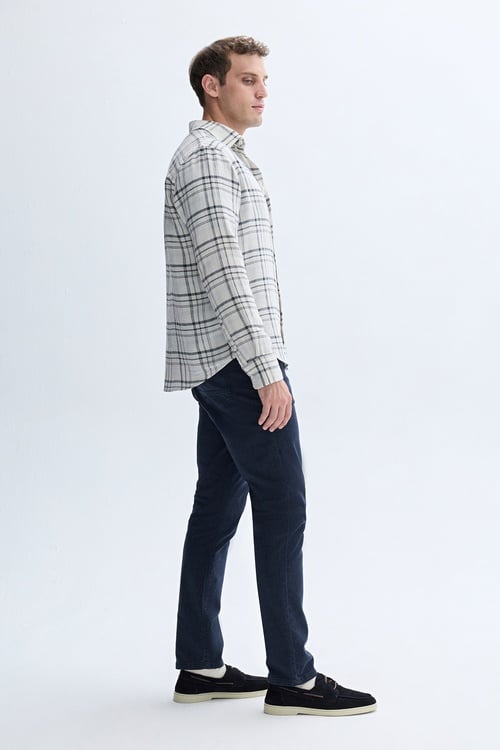 EKOSELİ REGULAR FIT UZUN KOLLU GÖMLEK