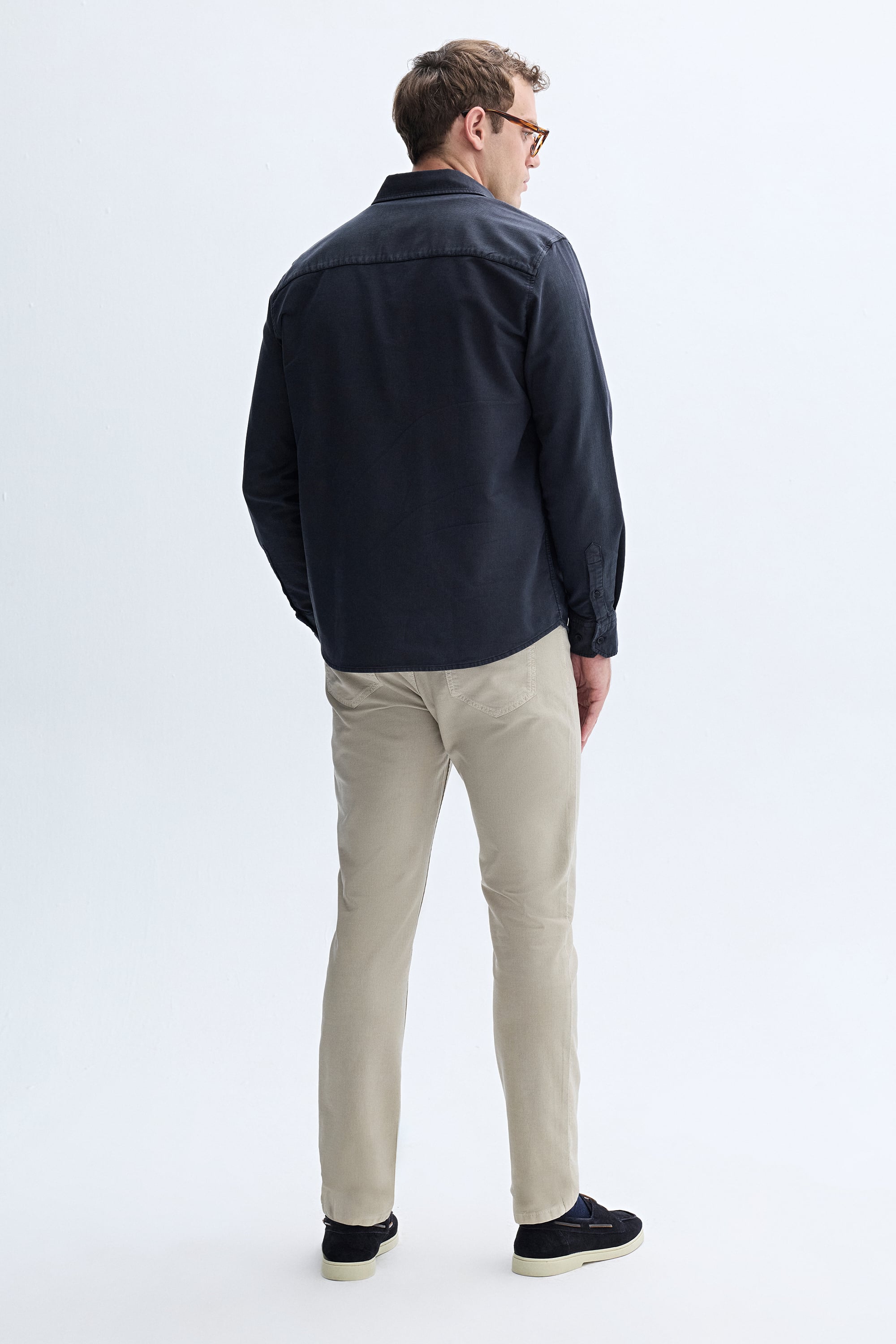 LİYOSEL KARIŞIMLI REGULAR FIT UZUN KOLLU GÖMLEK