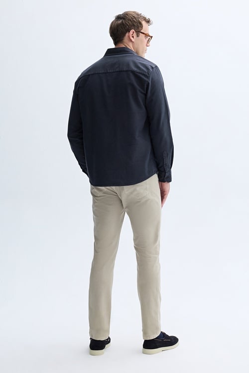 LİYOSEL KARIŞIMLI REGULAR FIT UZUN KOLLU GÖMLEK