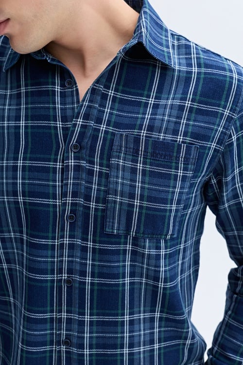 REGULAR FIT EKOSELİ UZUN KOLLU GÖMLEK