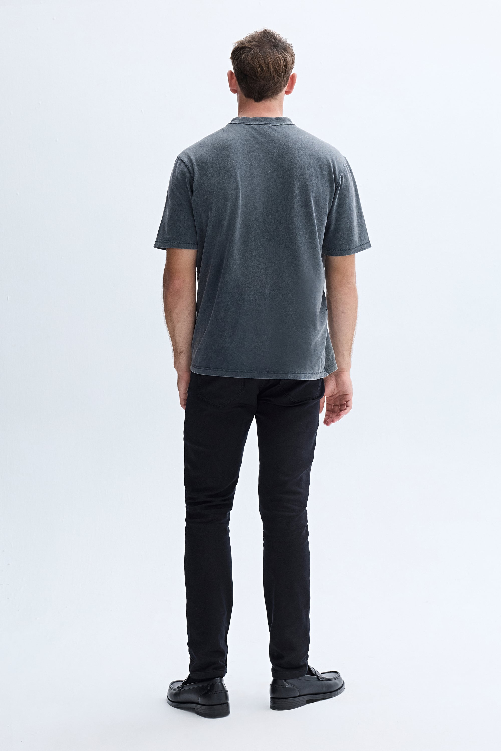 RELAX FIT BİSİKLET YAKA T-SHIRT