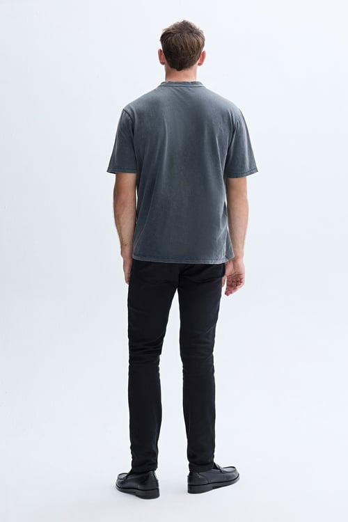 RELAX FIT BİSİKLET YAKA T-SHIRT