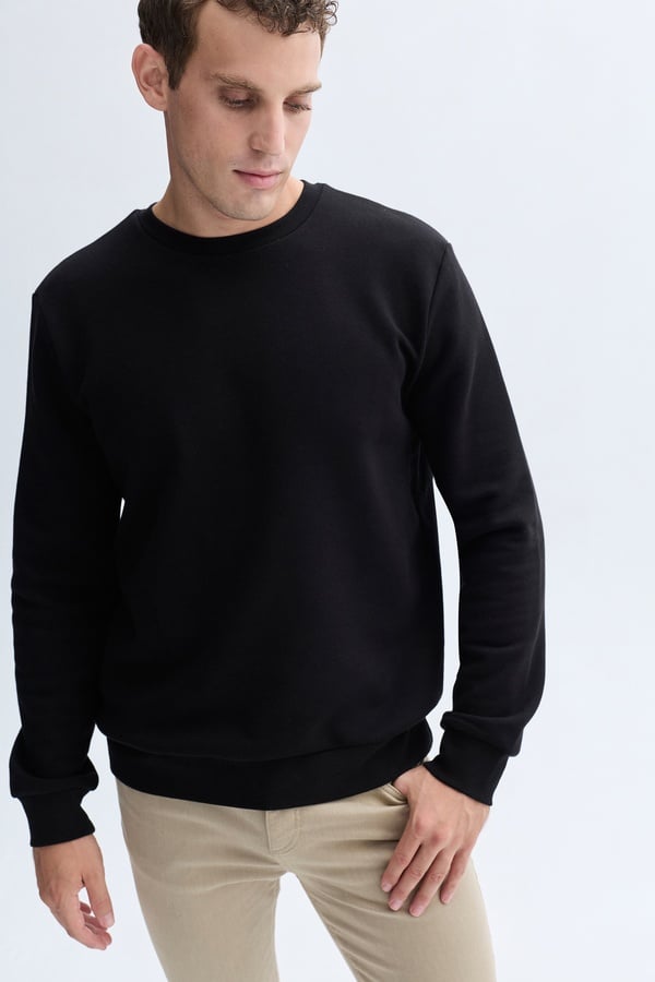 BİSİKLET YAKA KAZAK