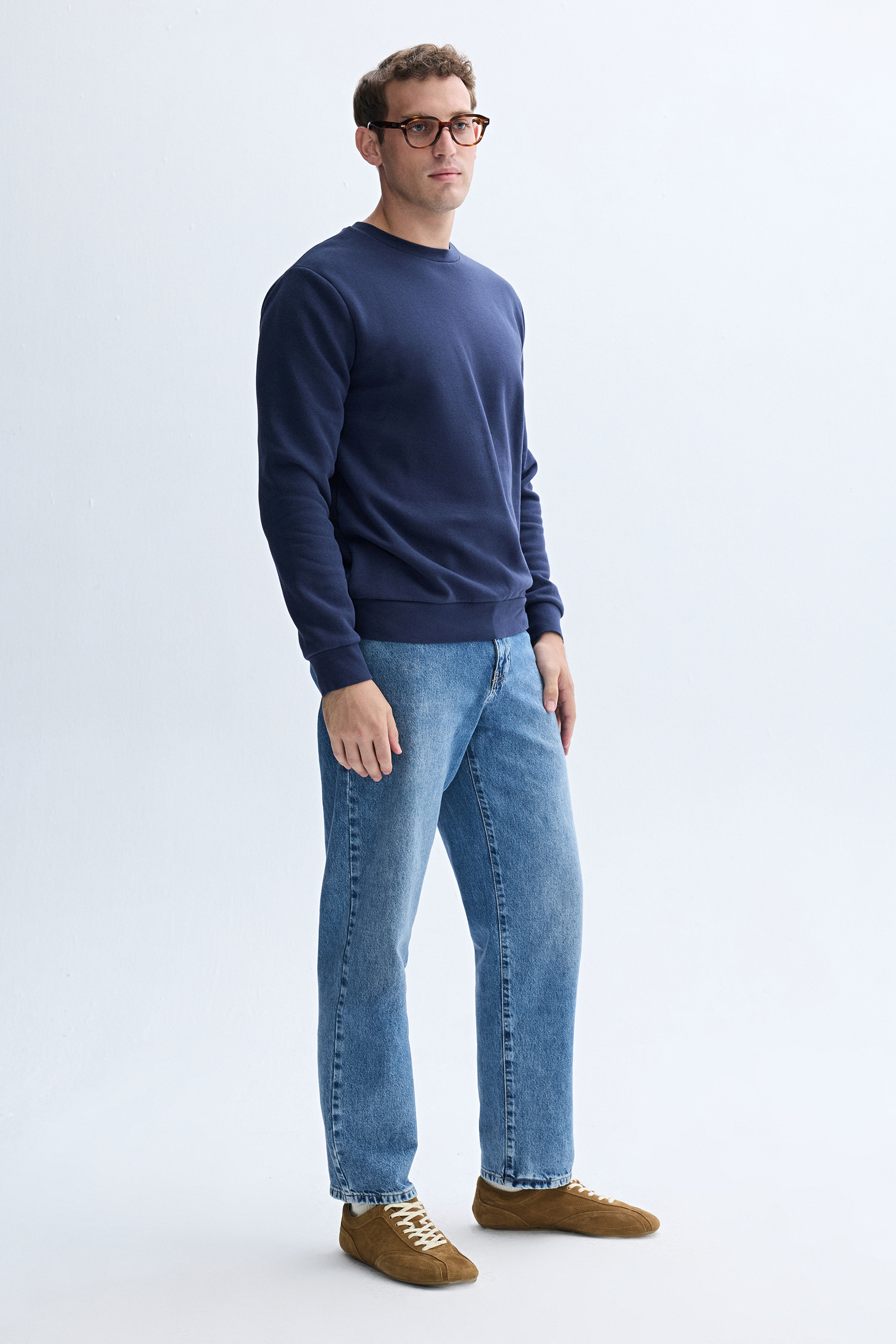 BİSİKLET YAKA KAZAK