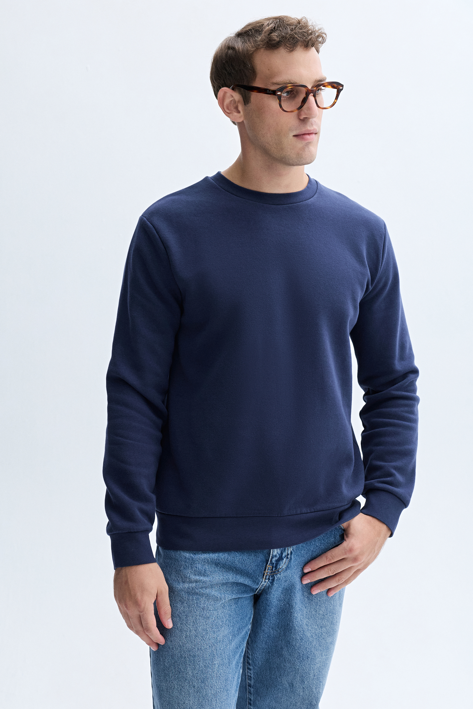 BİSİKLET YAKA KAZAK