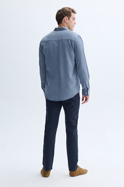 REGULAR FIT UZUN KOLLU LİYOSEL GÖMLEK