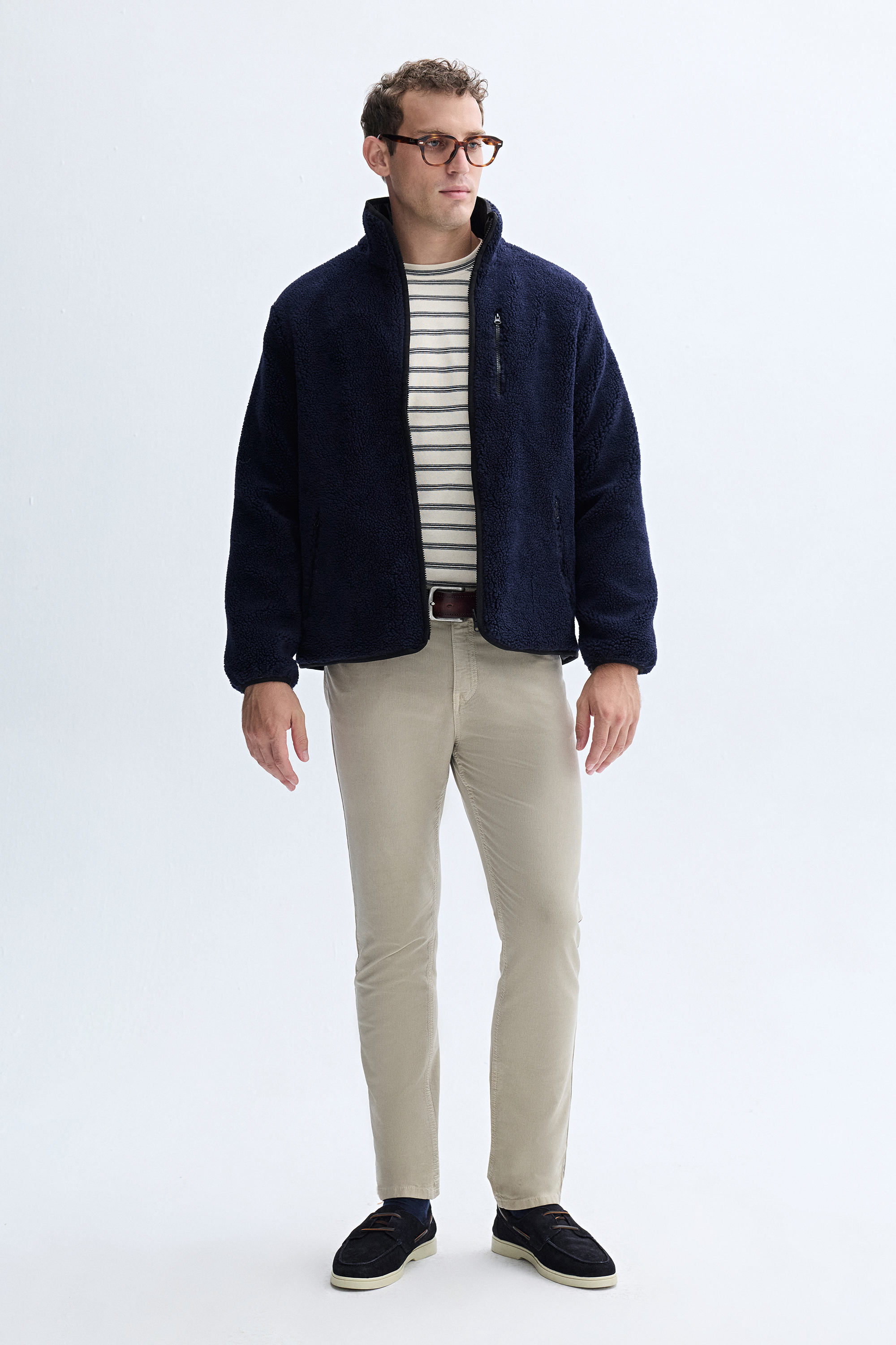 COMFORT FIT ÇİFT TARAFLI SHERPA CEKET