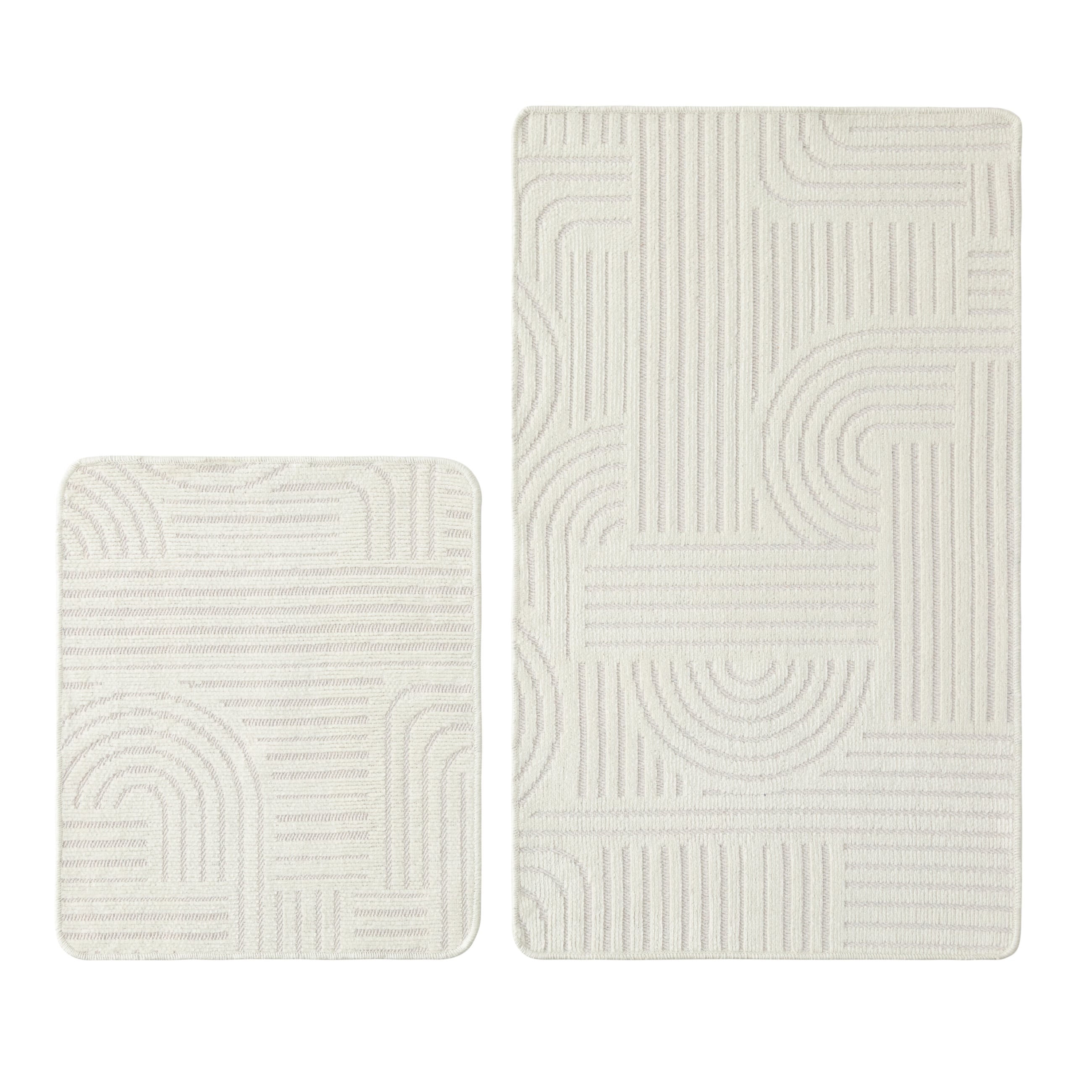 CLOUD 2'Lİ BANYO PASPAS SETİ KREM