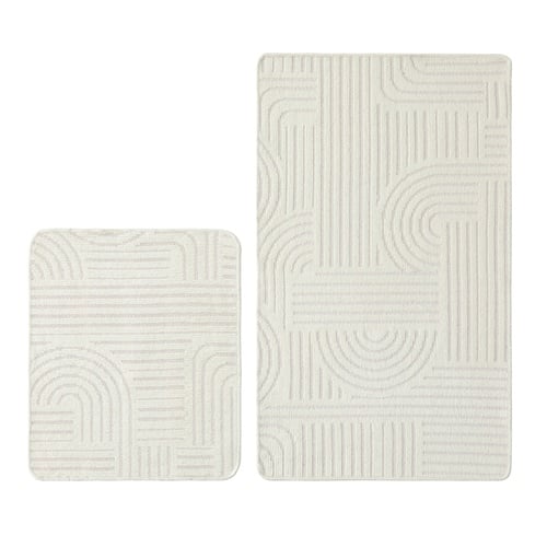 CLOUD 2'Lİ BANYO PASPAS SETİ KREM