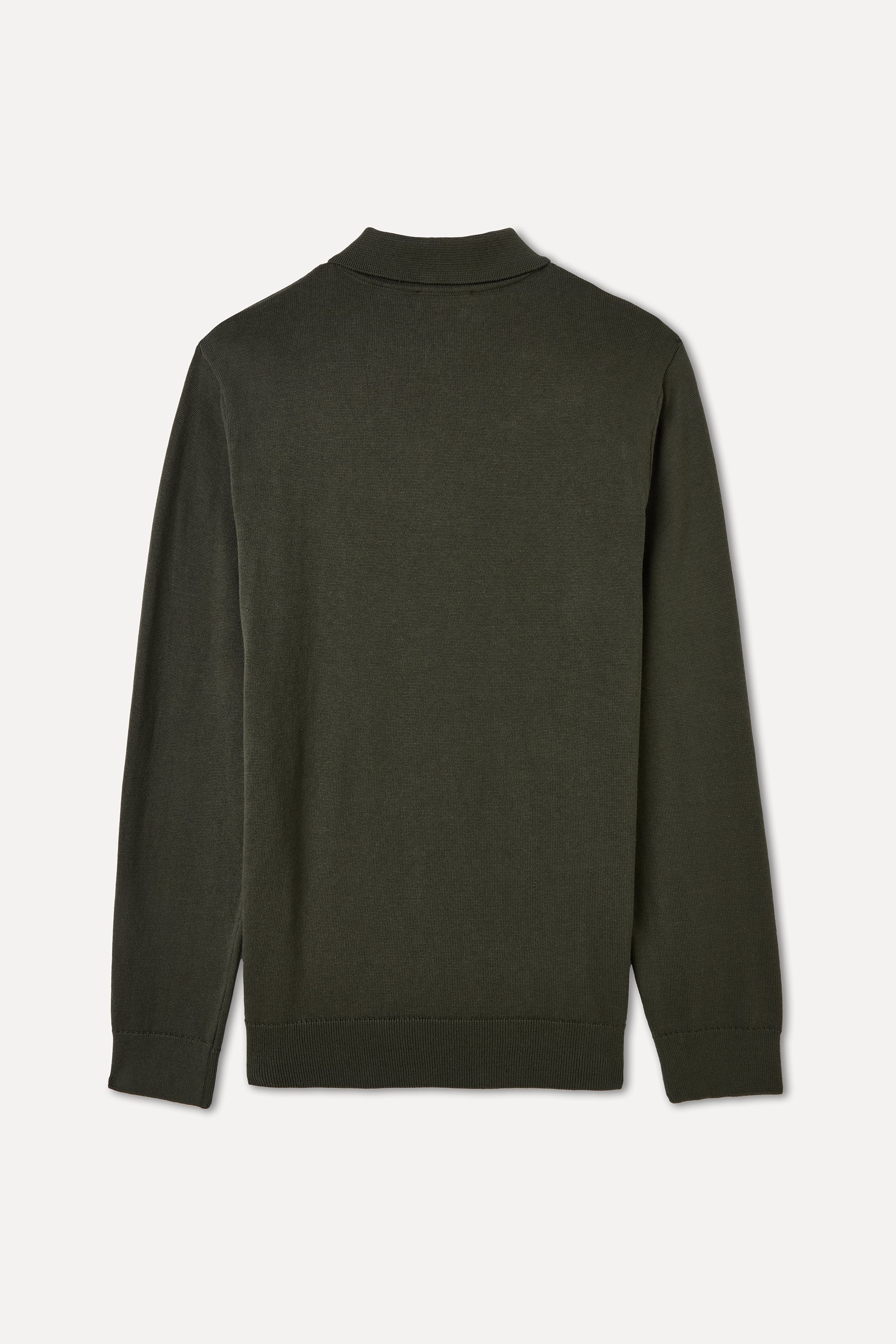 FERMUARLI POLO YAKA TRİKO KAZAK