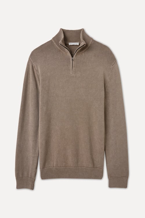 FERMUARLI DİK YAKA KAZAK