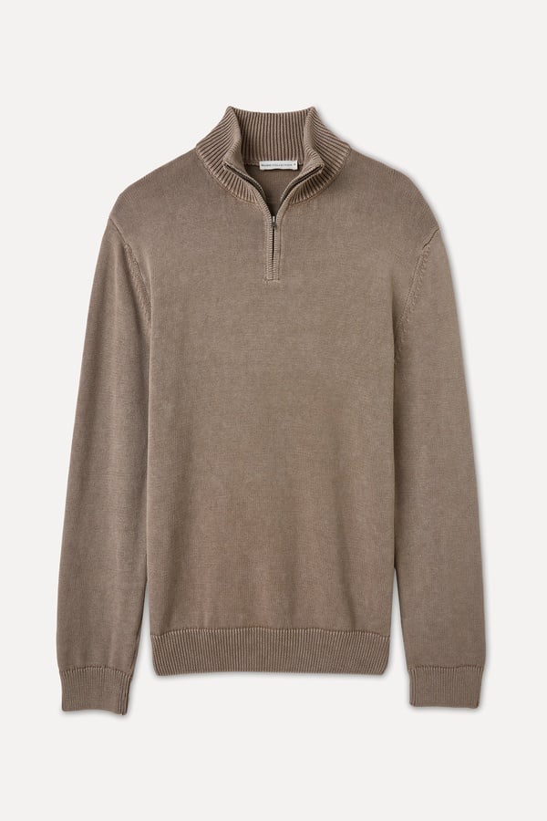 FERMUARLI DİK YAKA KAZAK