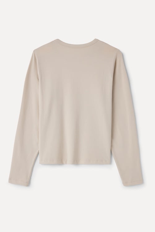  BİSİKLET YAKA UZUN KOLLU T-SHIRT