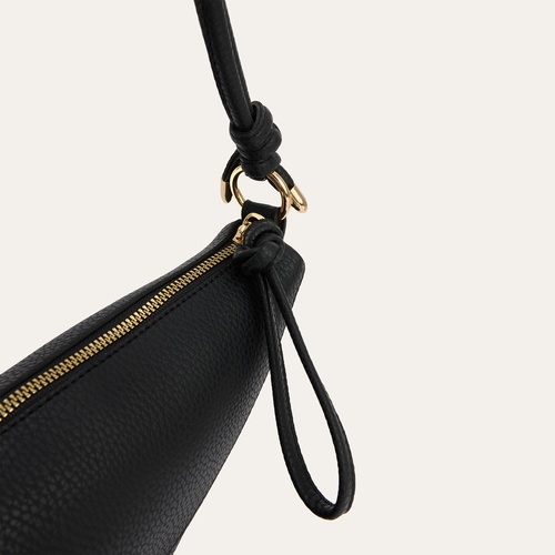  DERİ GÖRÜNÜMLÜ OVAL OMUZ ÇANTASI