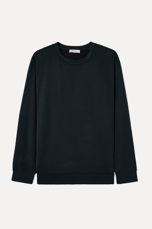 MODAL KARIŞIMLI BİSİKLET YAKA UZUN KOLLU T-SHIRT