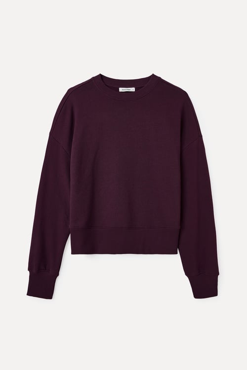 LOOSE FIT BİSİKLET YAKA SWEATSHIRT