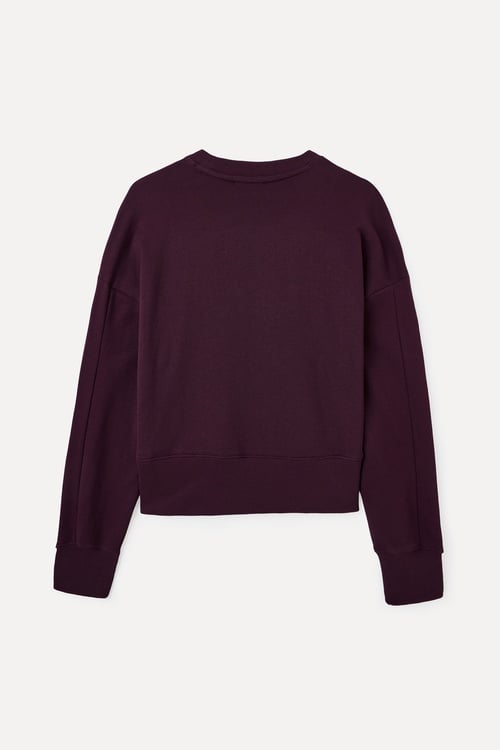 LOOSE FIT BİSİKLET YAKA SWEATSHIRT