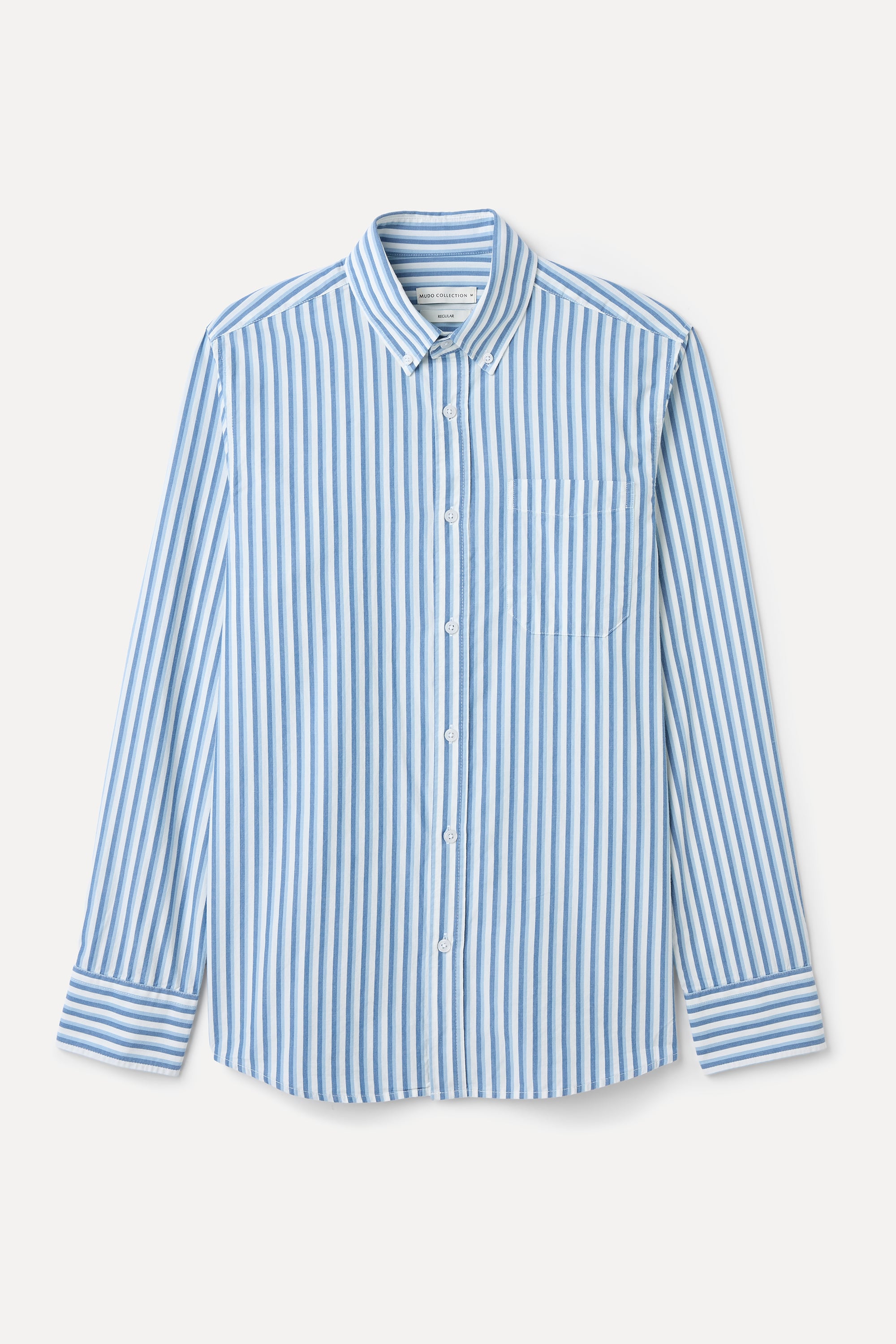 ÇİZGİLİ REGULAR FIT UZUN KOLLU GÖMLEK