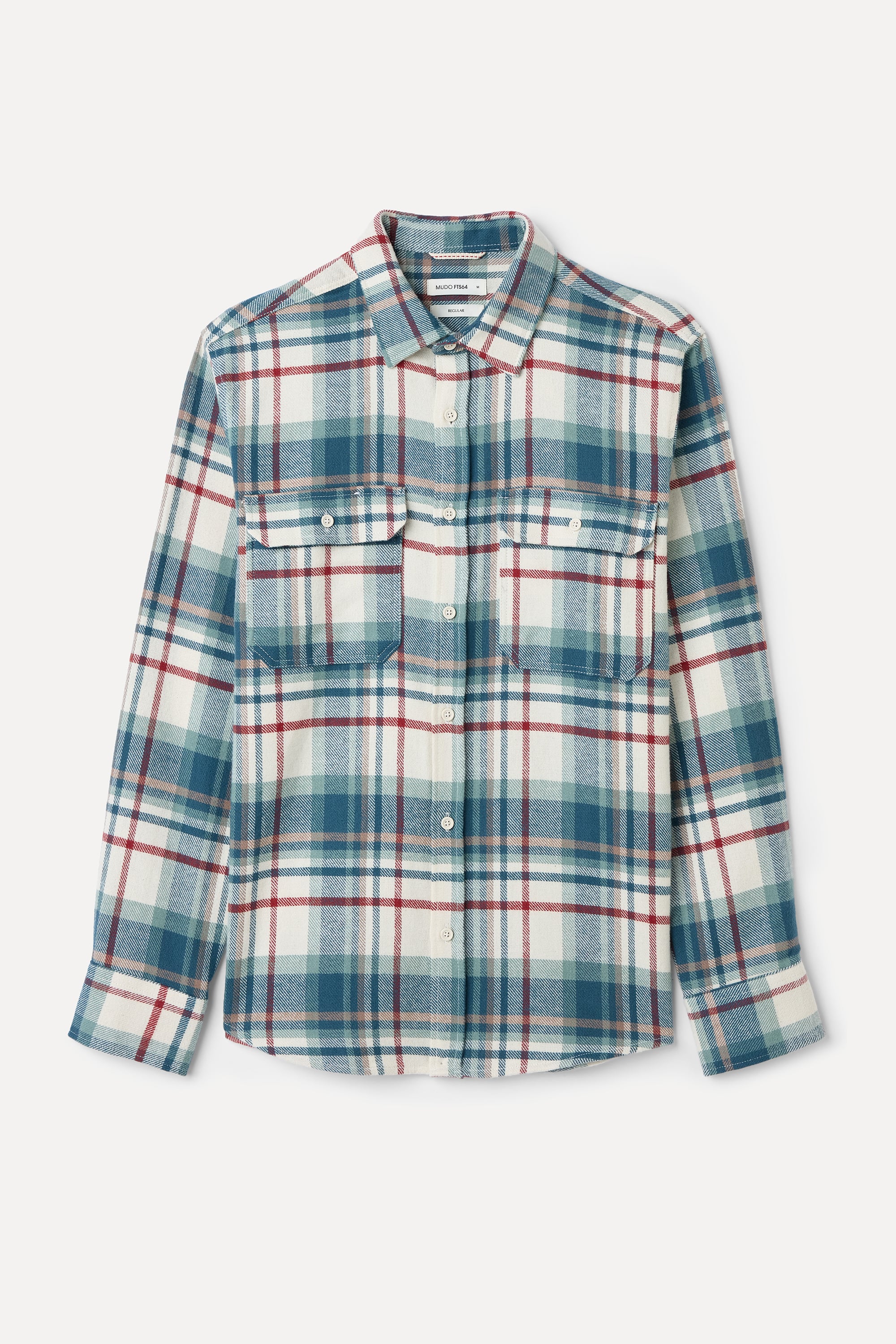 EKOSELİ REGULAR FIT ÇİFT CEPLİ CASUAL GÖMLEK