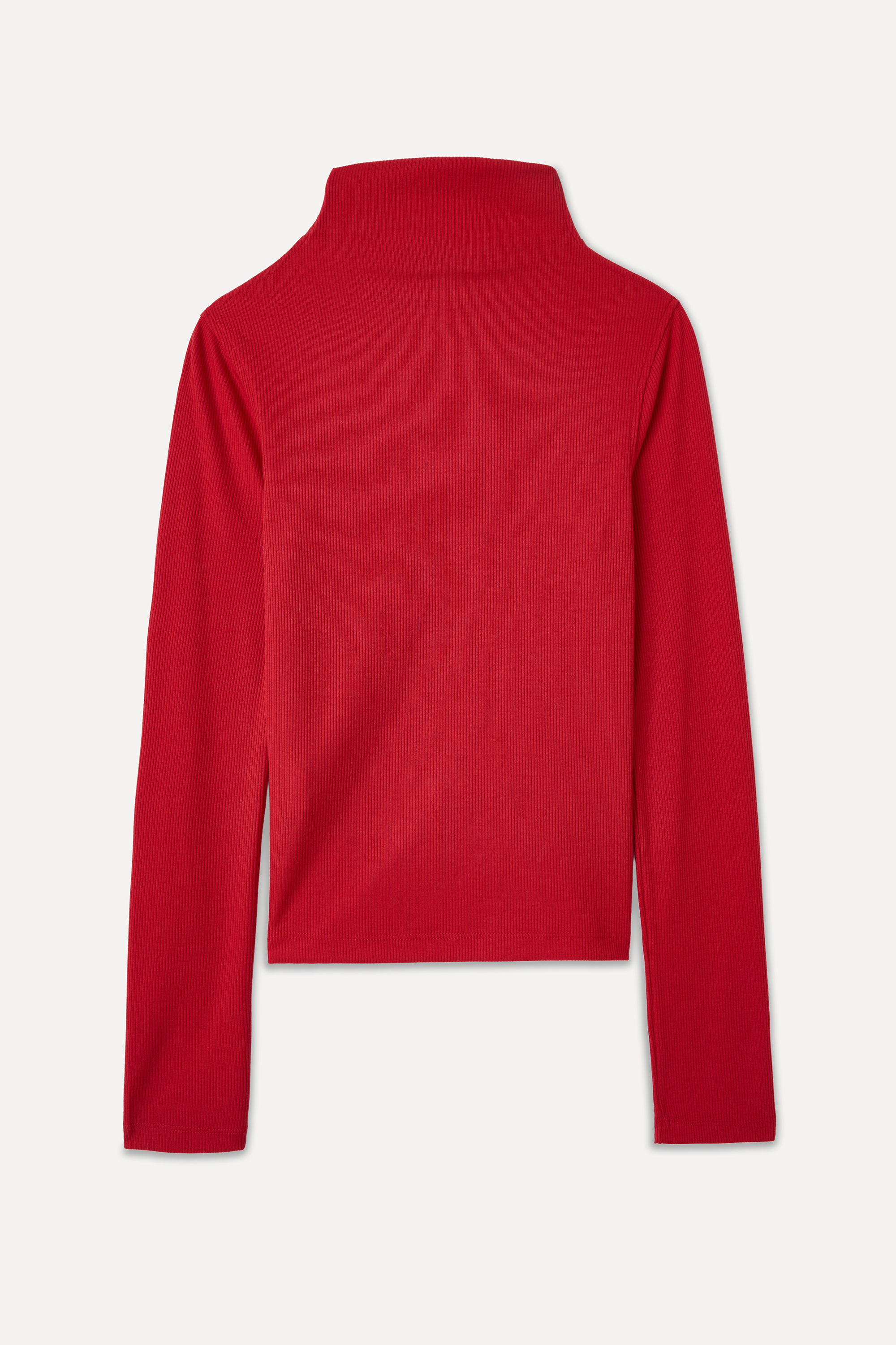 DİK YAKA FITTED BLUZ