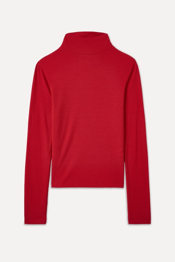 DİK YAKA FITTED BLUZ