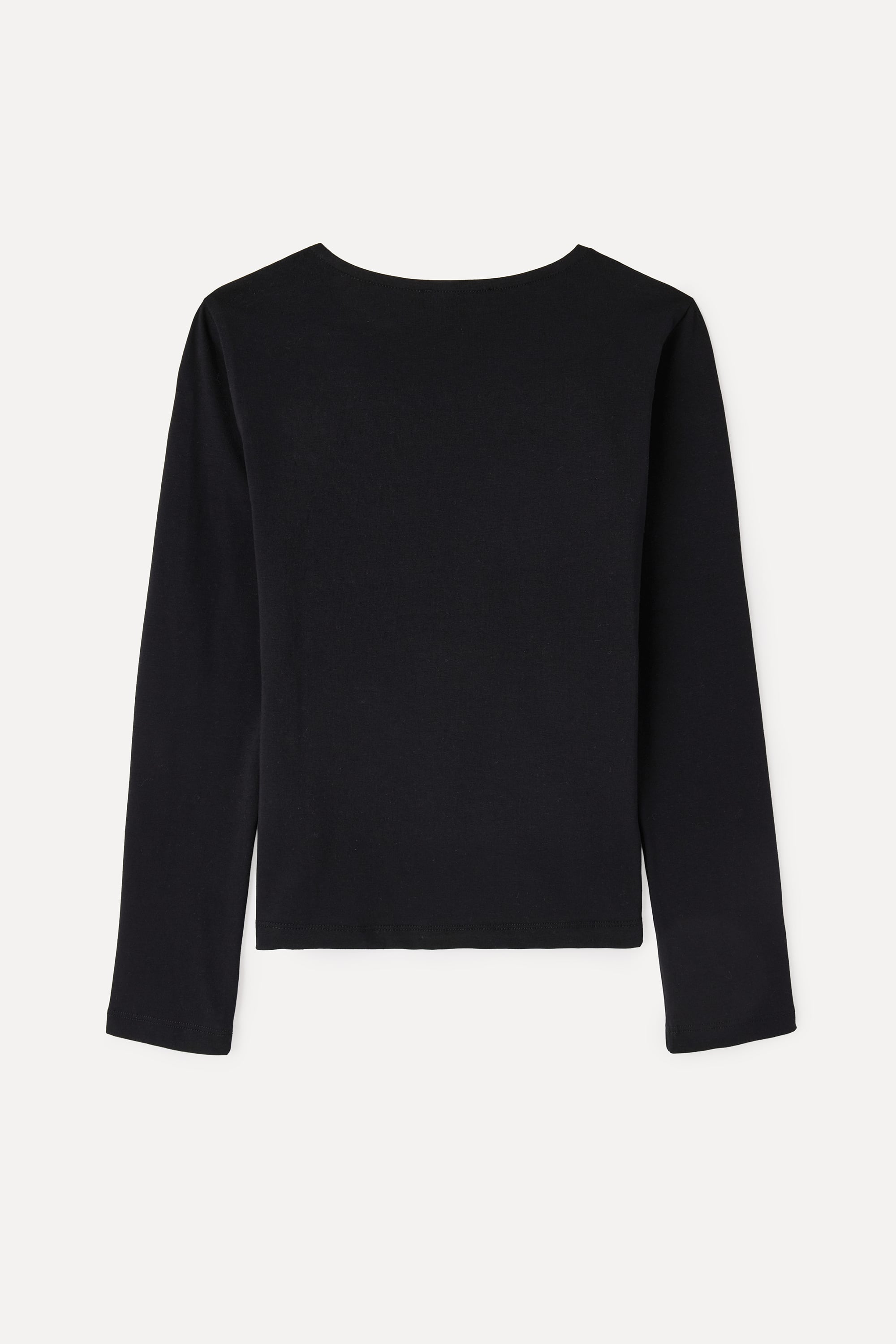 V YAKA UZUN KOLLU T-SHIRT