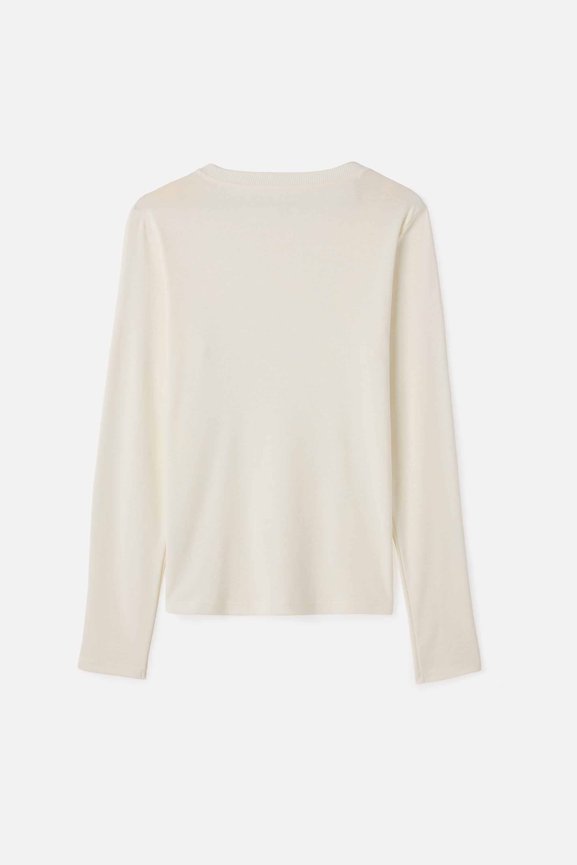 BİSİKLET YAKA UZUN KOLLU T-SHIRT