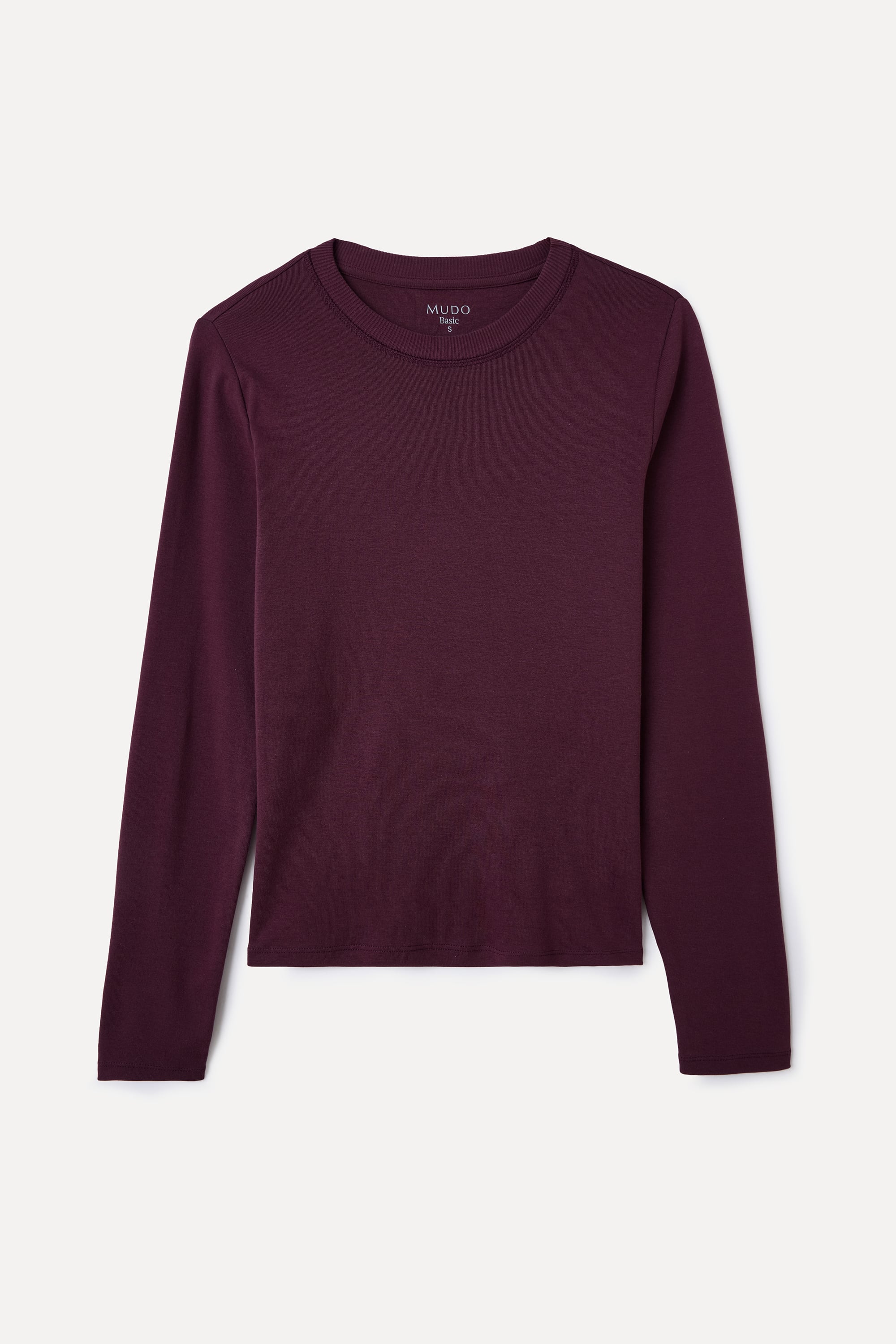 BİSİKLET YAKA UZUN KOLLU T-SHIRT