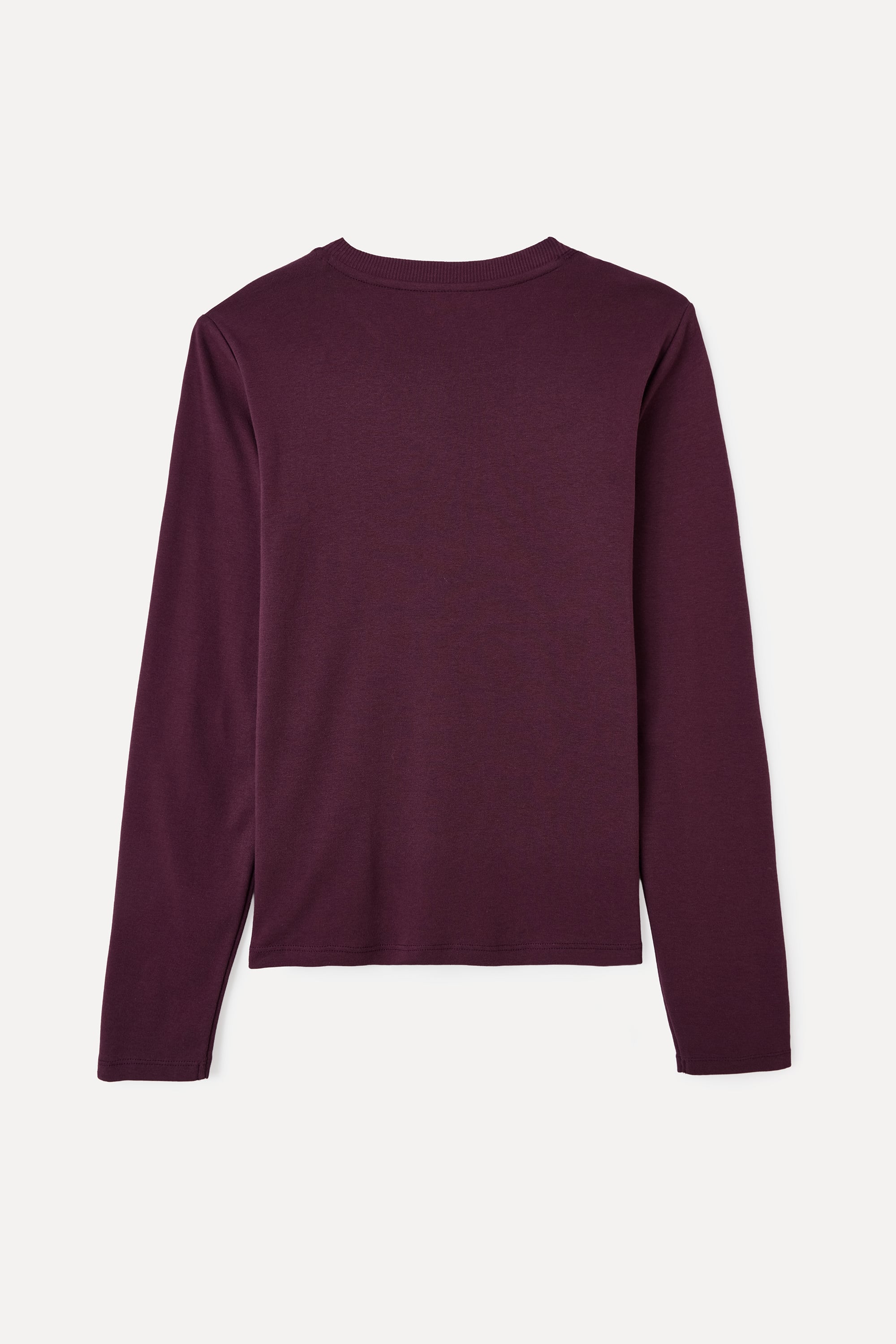 BİSİKLET YAKA UZUN KOLLU T-SHIRT