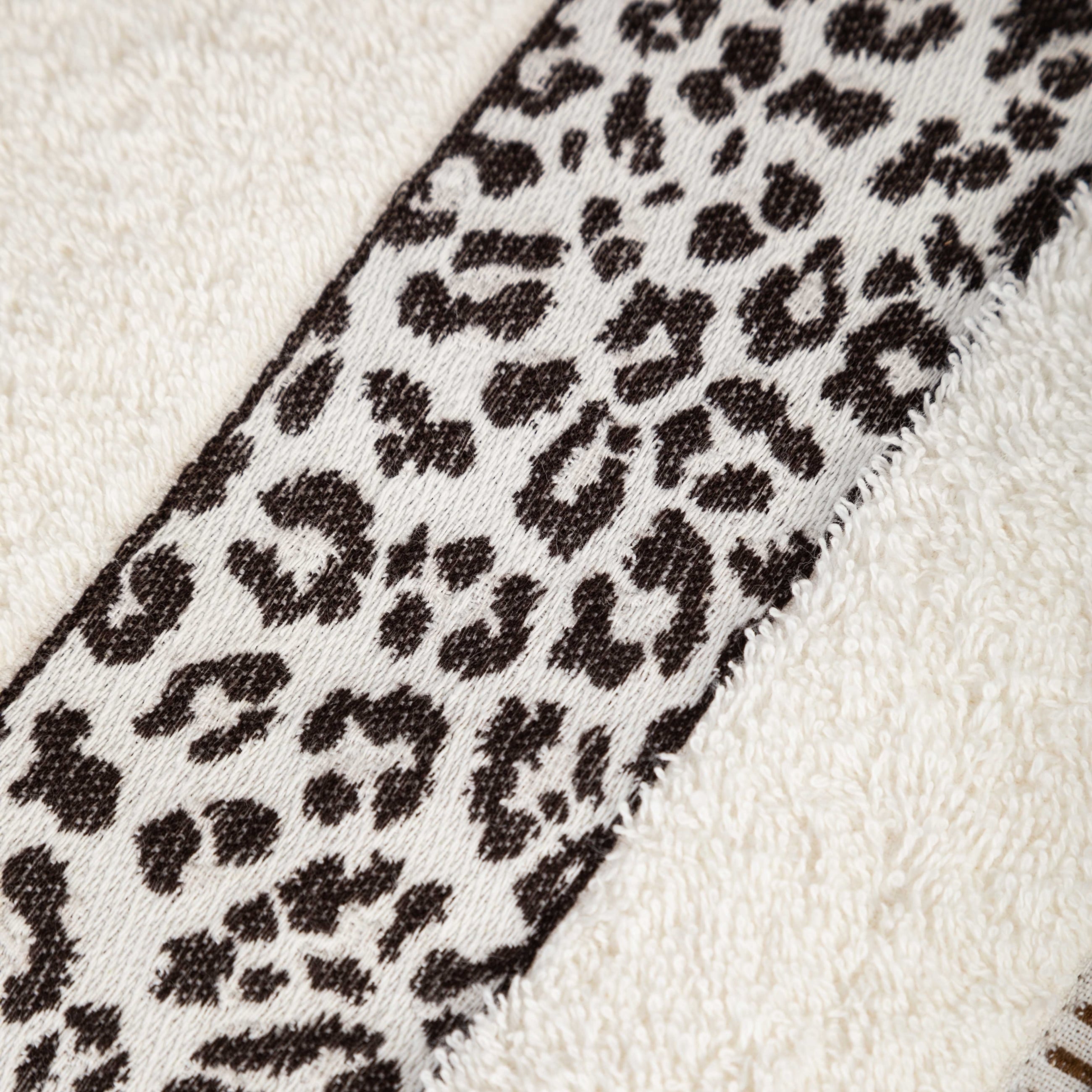 PENELOPE LEOPAR YÜZ HAVLUSU 50X80