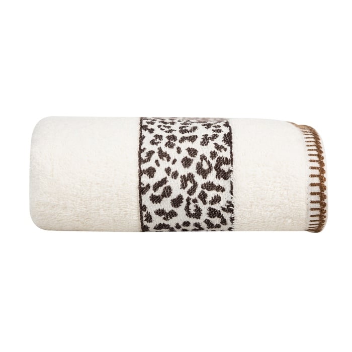 PENELOPE LEOPAR YÜZ HAVLUSU 50X80