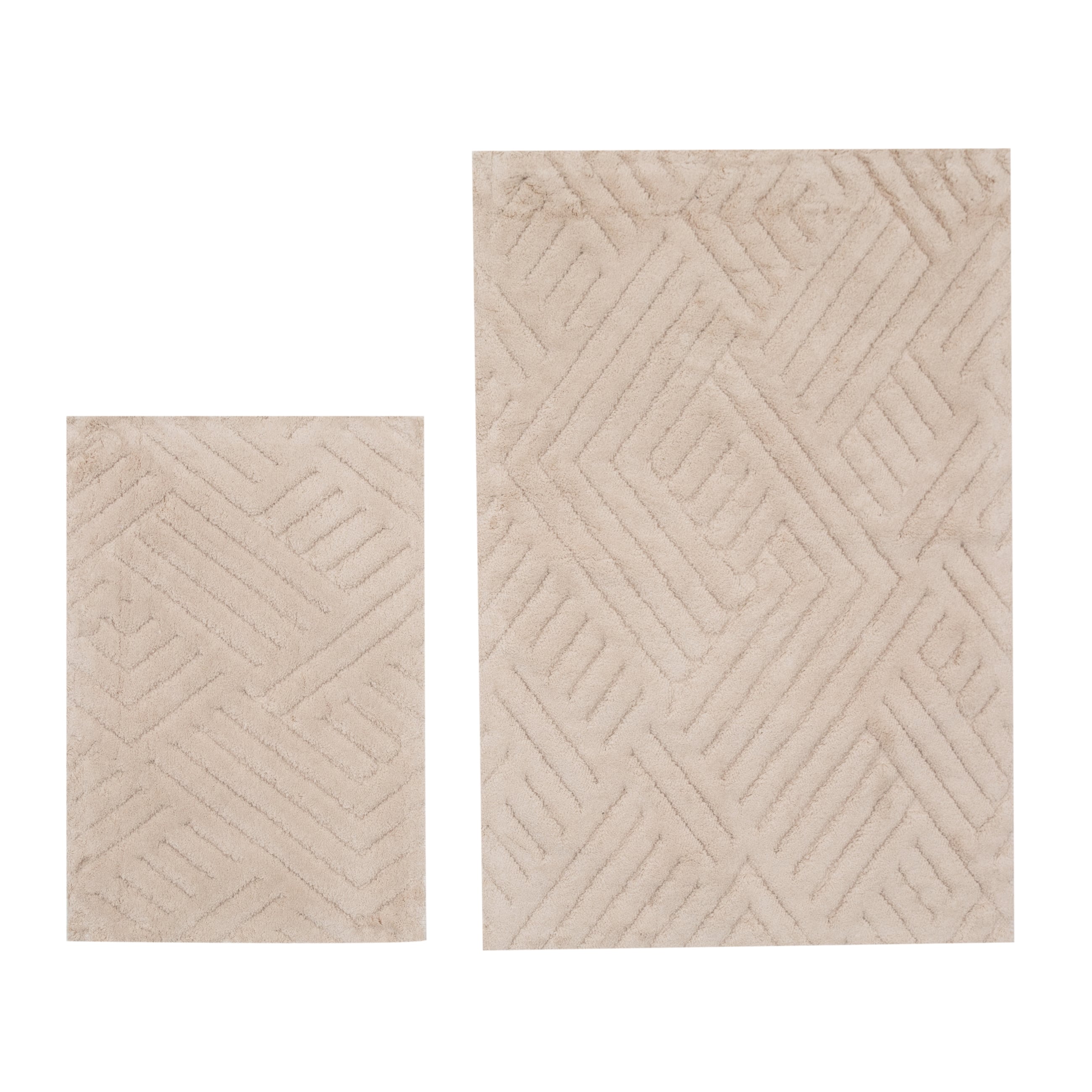 MILAN 2'Lİ BANYO PASPAS SETİ BEJ