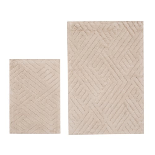 MILAN 2'Lİ BANYO PASPAS SETİ BEJ