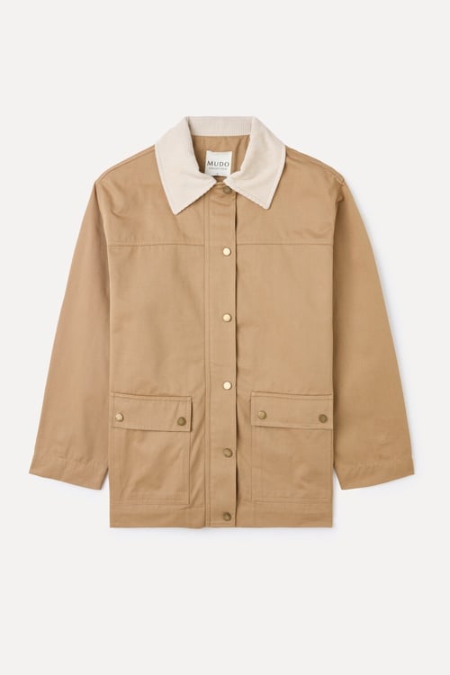  KADİFE YAKA CASUAL CEKET