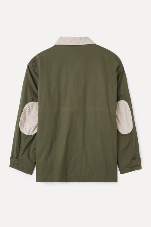 KADİFE YAKA OVERSIZE MONT CEKET