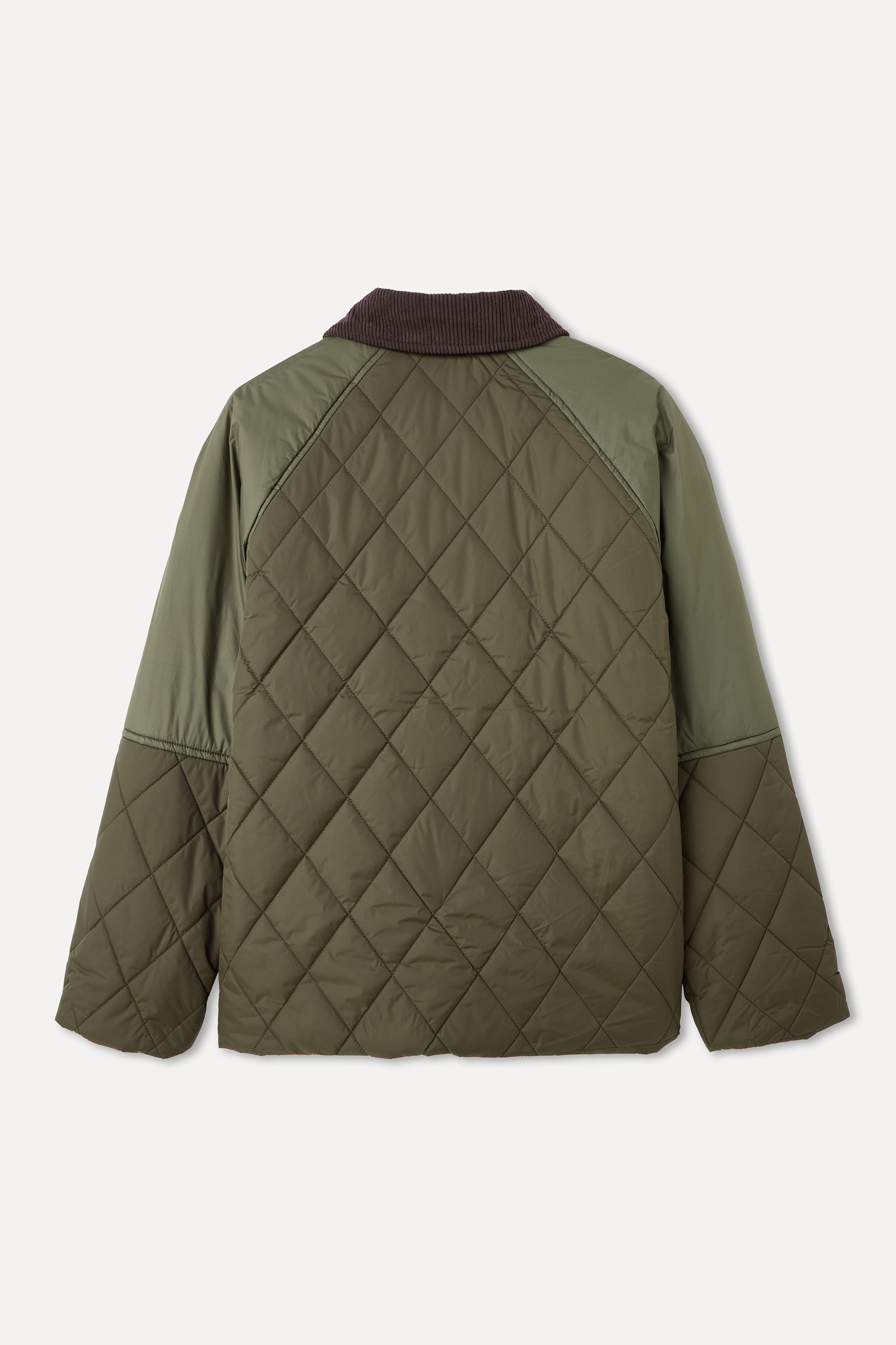 KADİFE YAKA KAPİTONELİ MONT CEKET