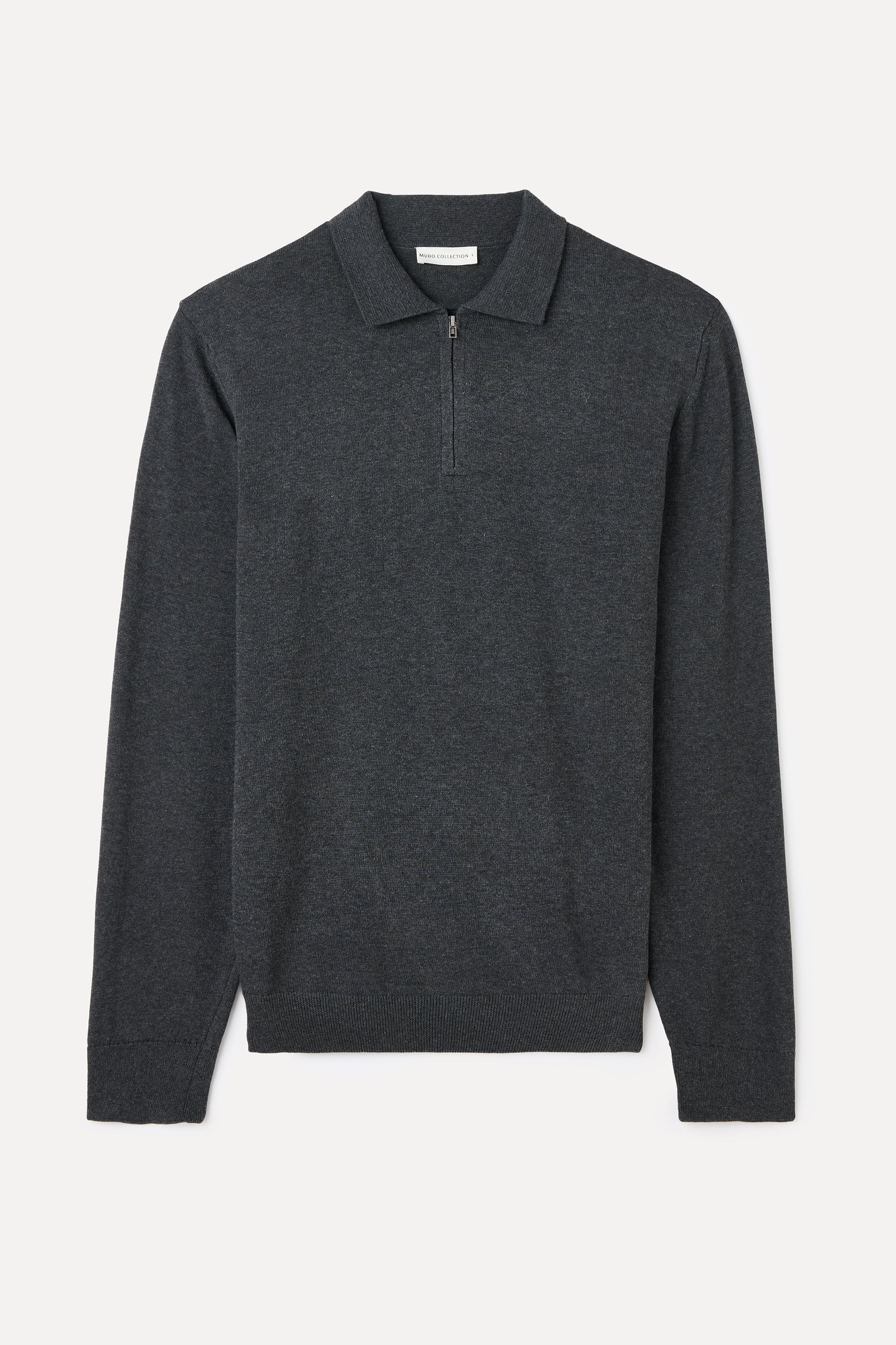 FERMUARLI POLO YAKA TRİKO KAZAK