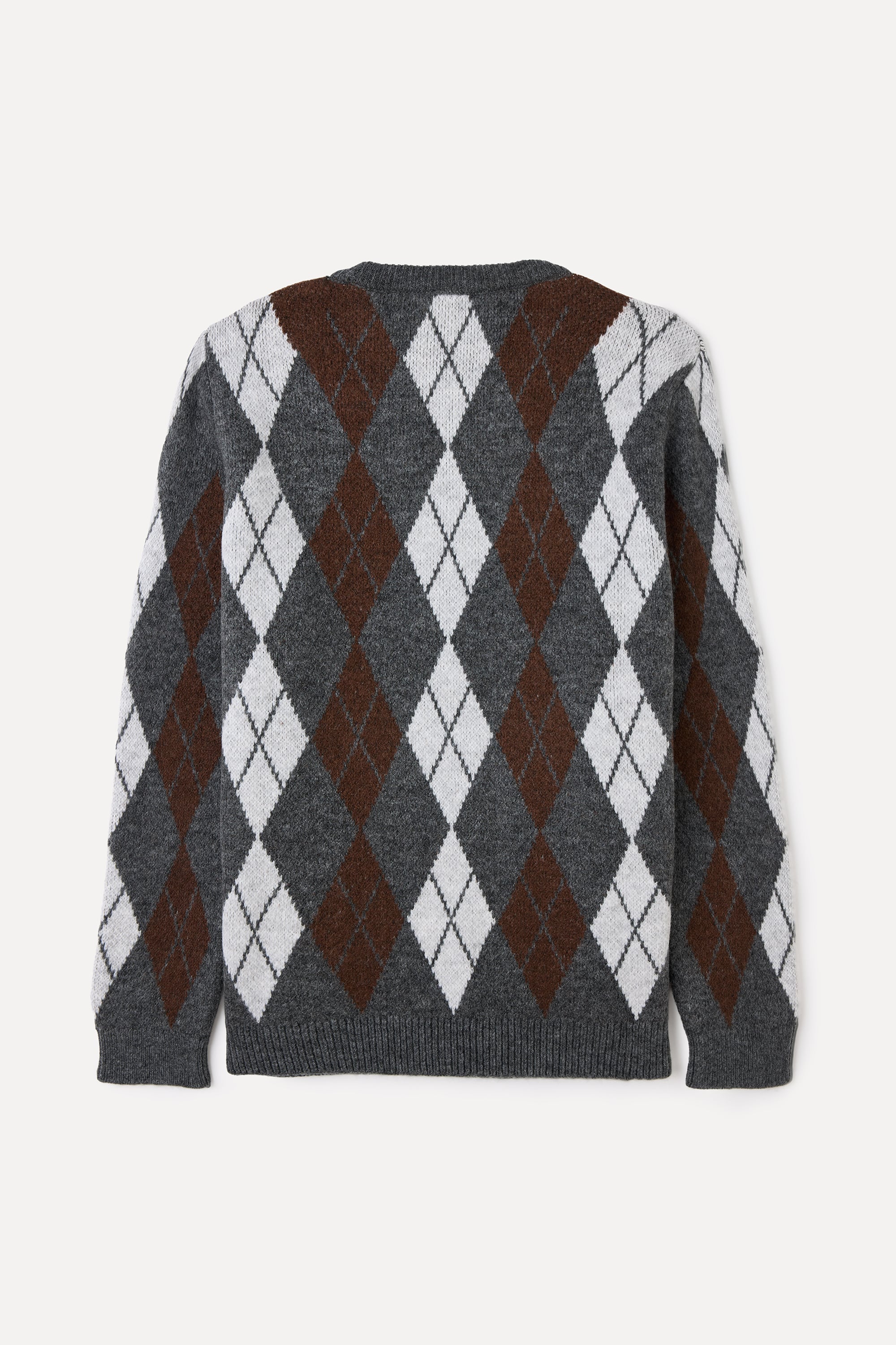 BAKLAVA DESENLİ BİSİKLET YAKA KAZAK