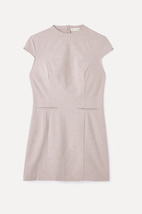  KISA KOLLU MİNİ ELBİSE