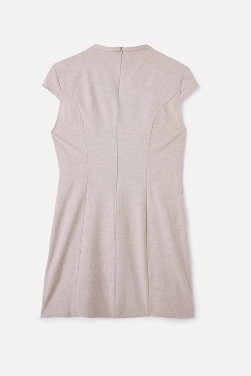  KISA KOLLU MİNİ ELBİSE